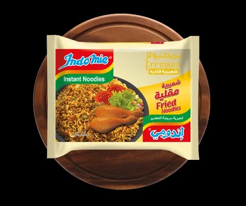 Indomie Fried Noodles (Middle East pack) packaging