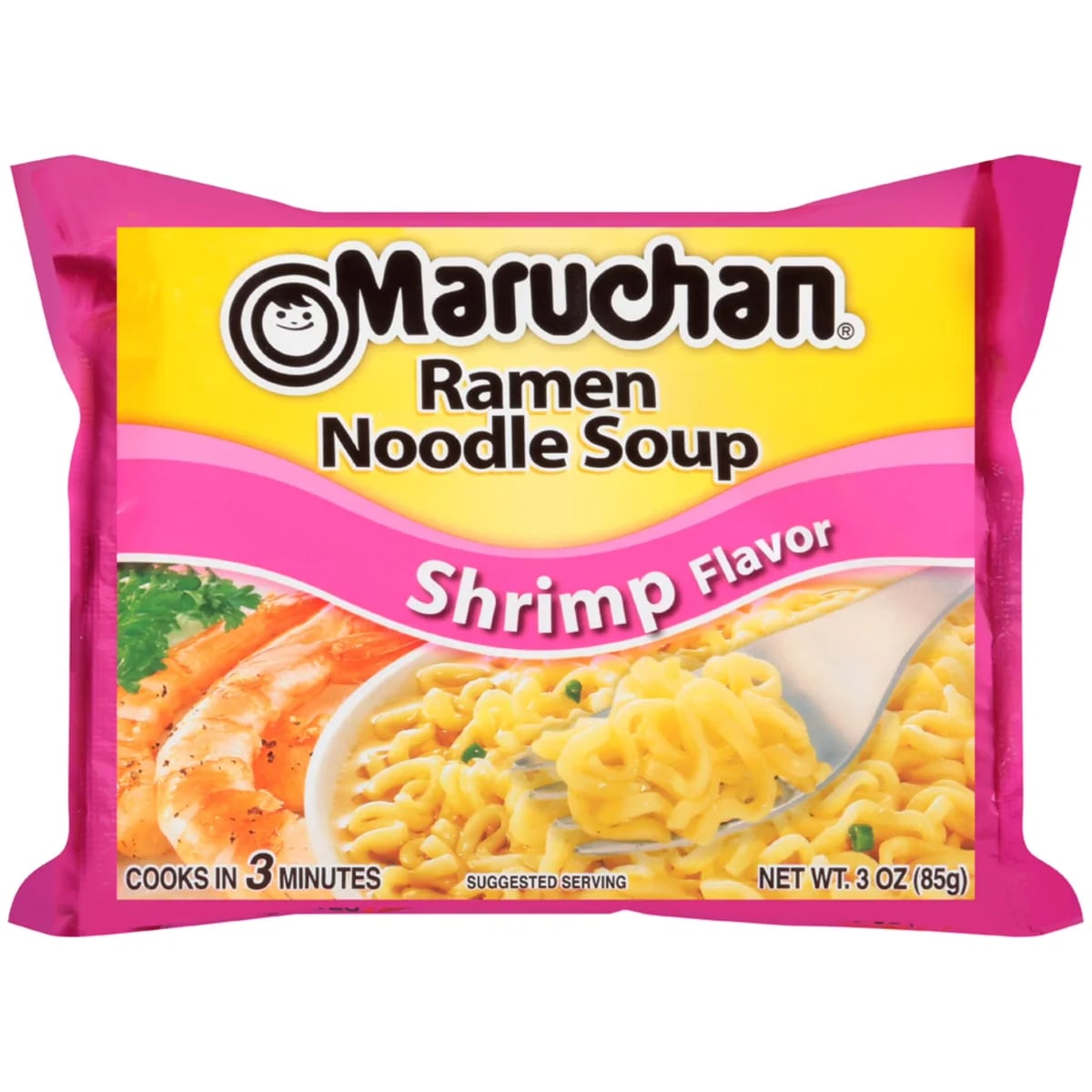 Maruchan Ramen Noodle Soup Shrimp Flavor packaging