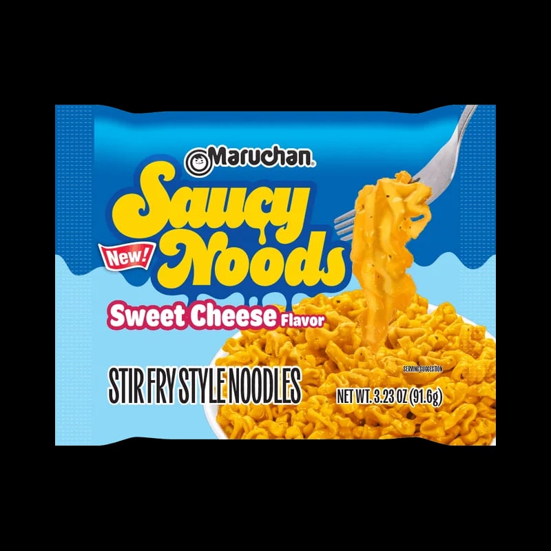 Maruchan Saucy Noods Sweet Cheese packaging